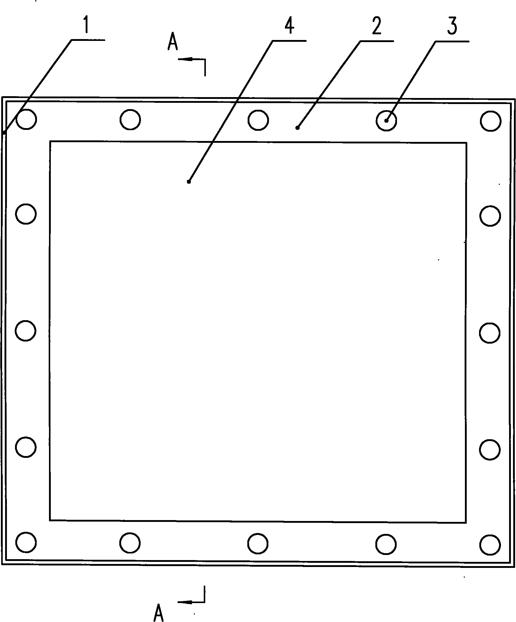 Detachable water-stopping window installing frame