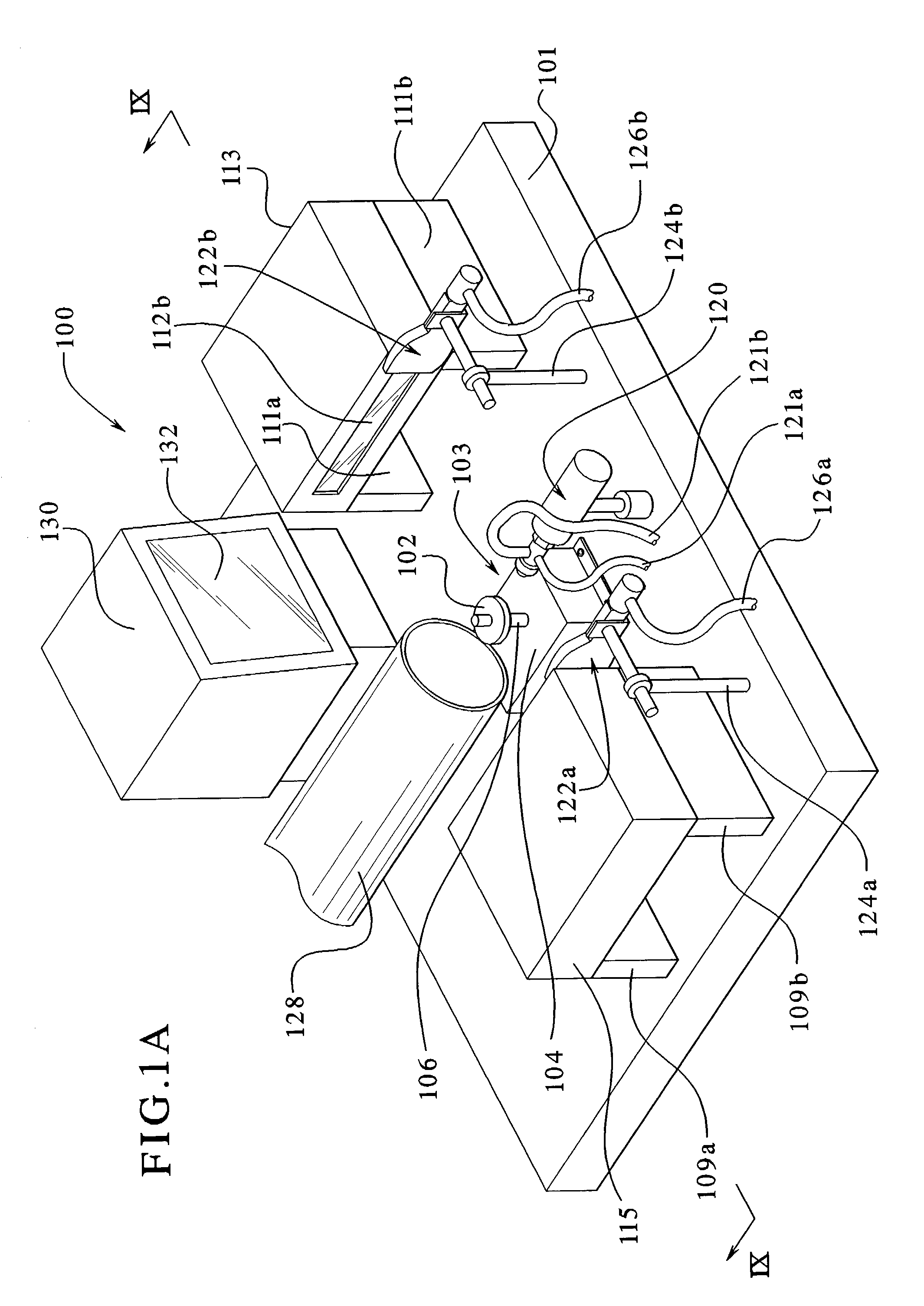 Method for simultaneously coating and measuring parts