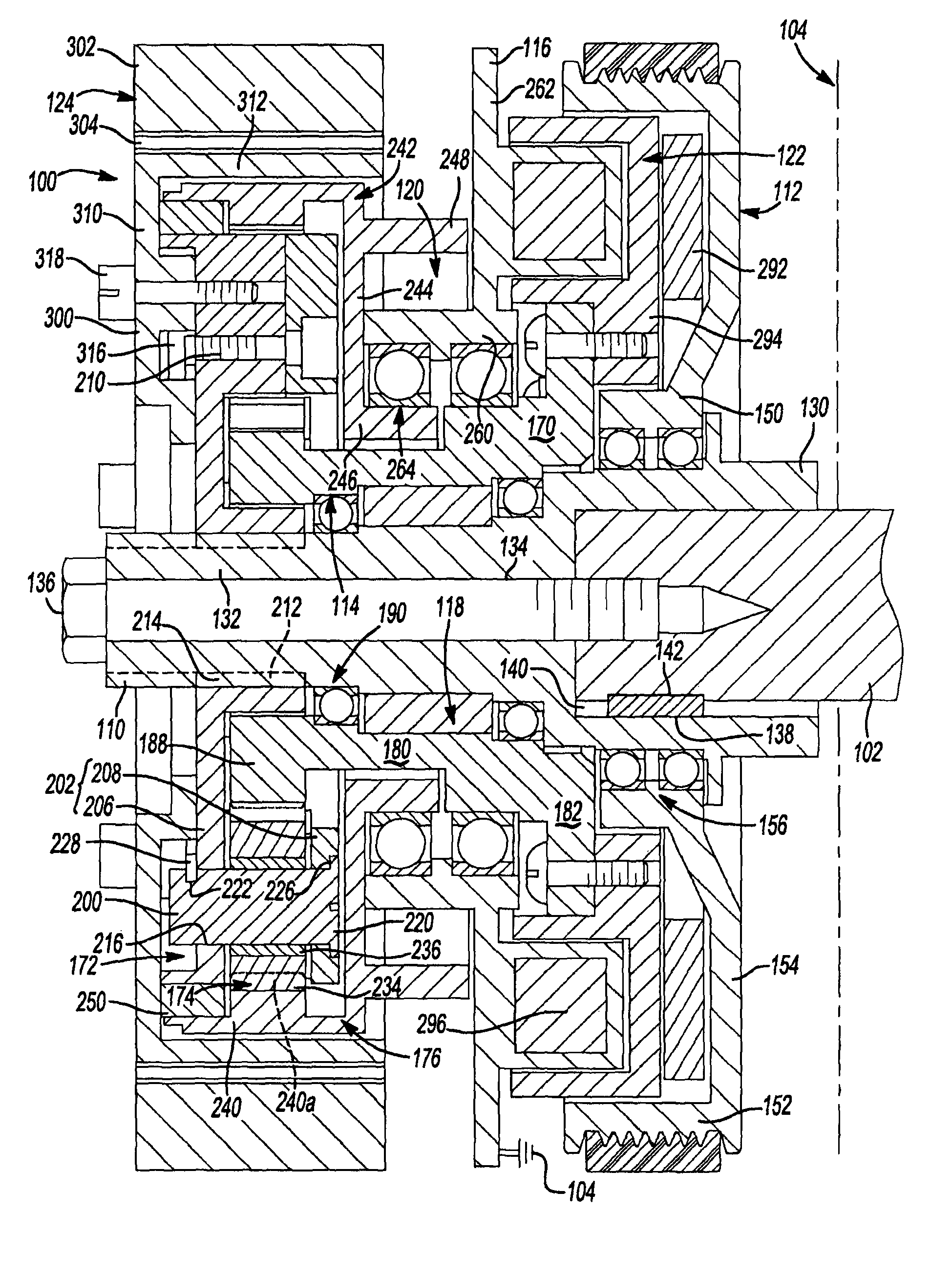 Auto-selecting two-ratio transmission