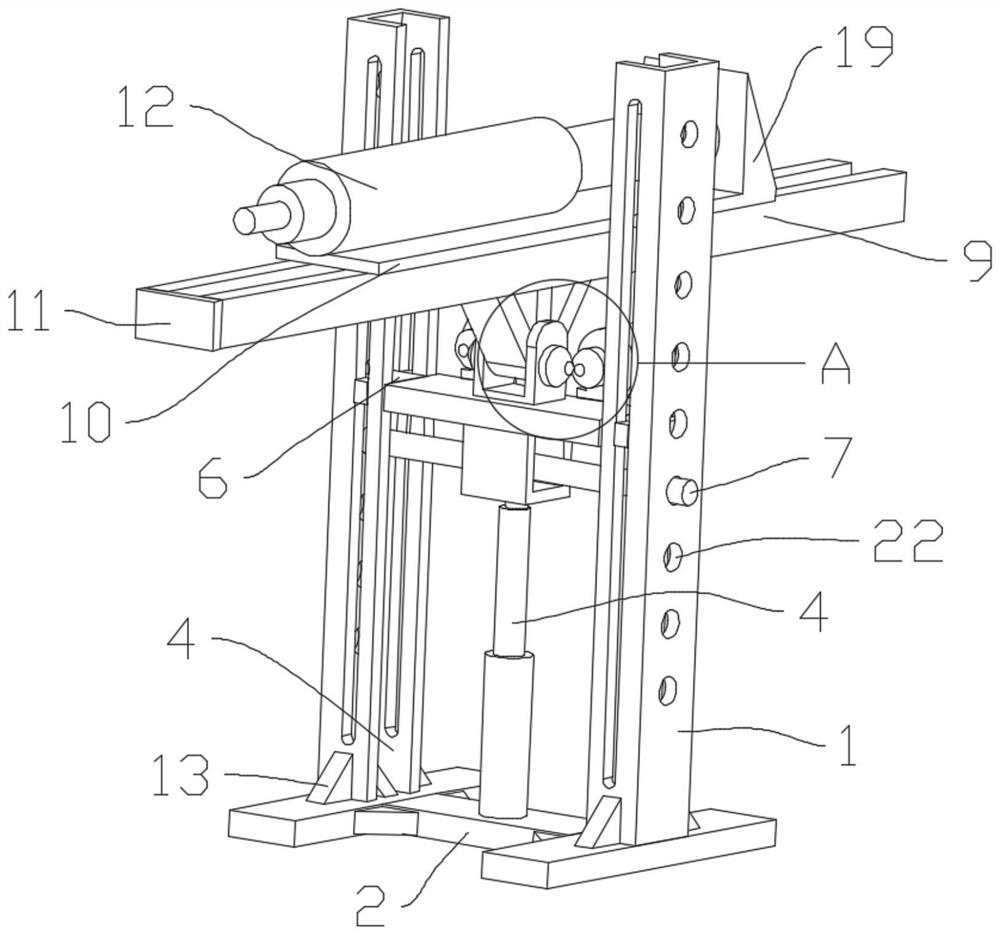 Multi-position anchor cable construction device