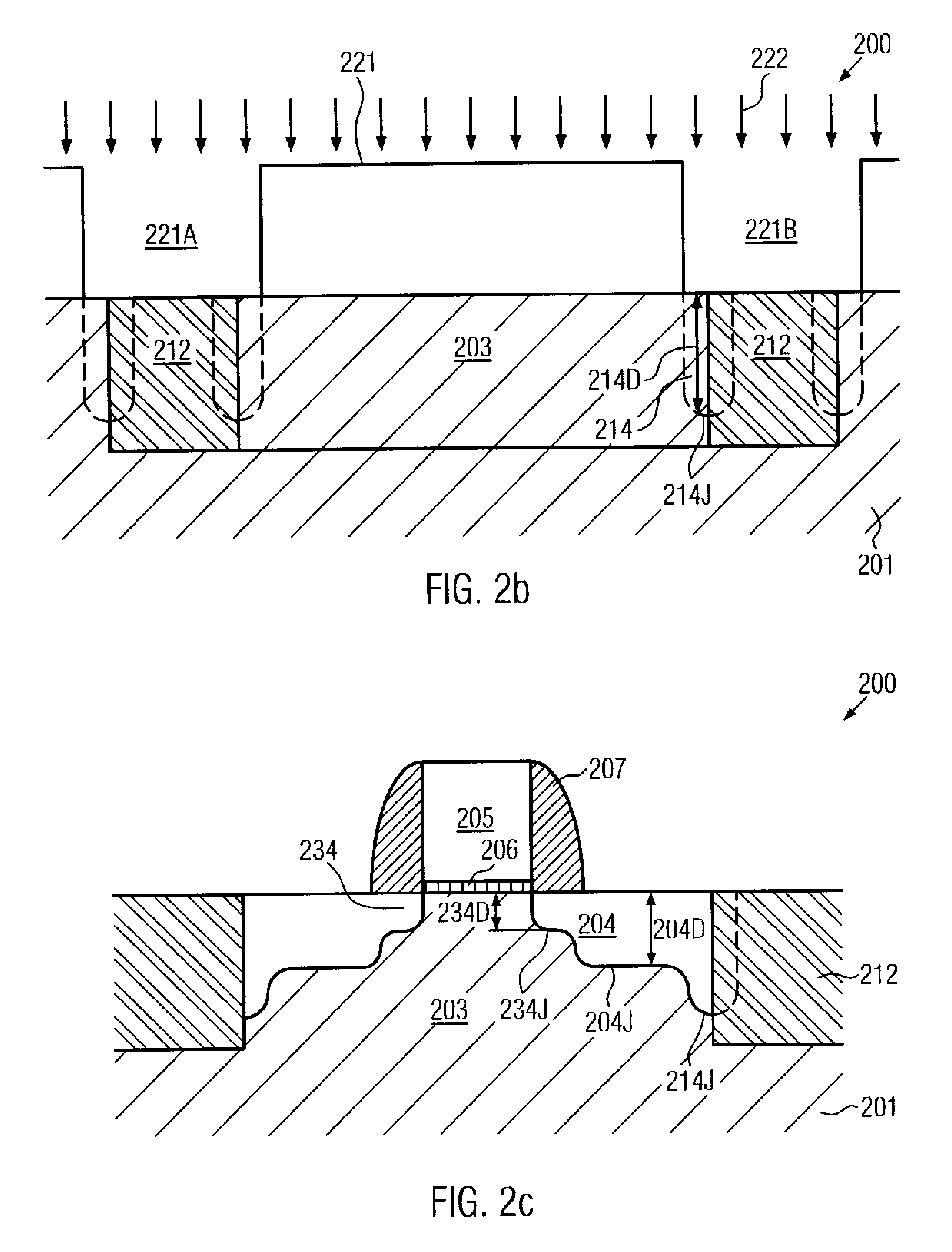 Method for reducing leakage currents caused by misalignment of a contact structure by increasing an error tolerance of the contact patterning process