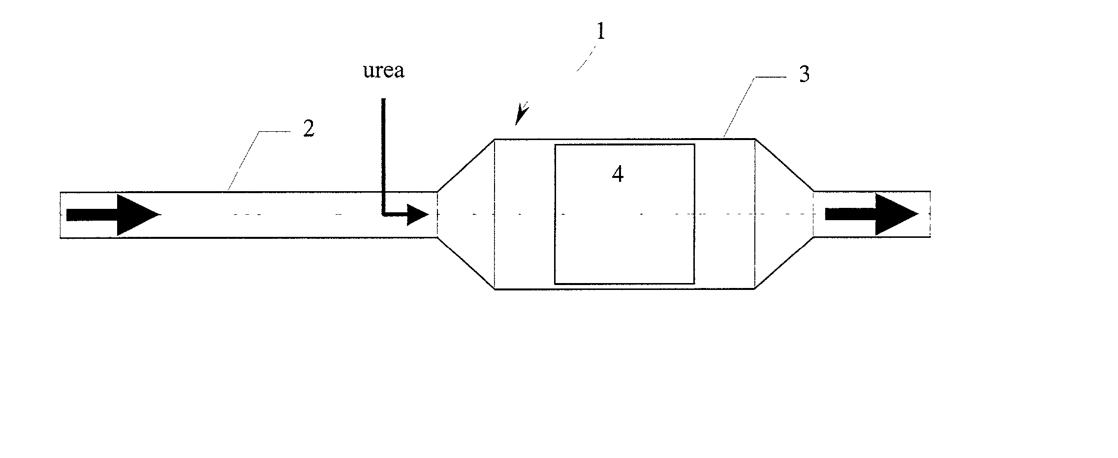 Exhaust gas treatment unit for the selective catalytic reduction of nitrogen oxides under lean exhaust gas conditions and a process for the treatment of exhaust gases