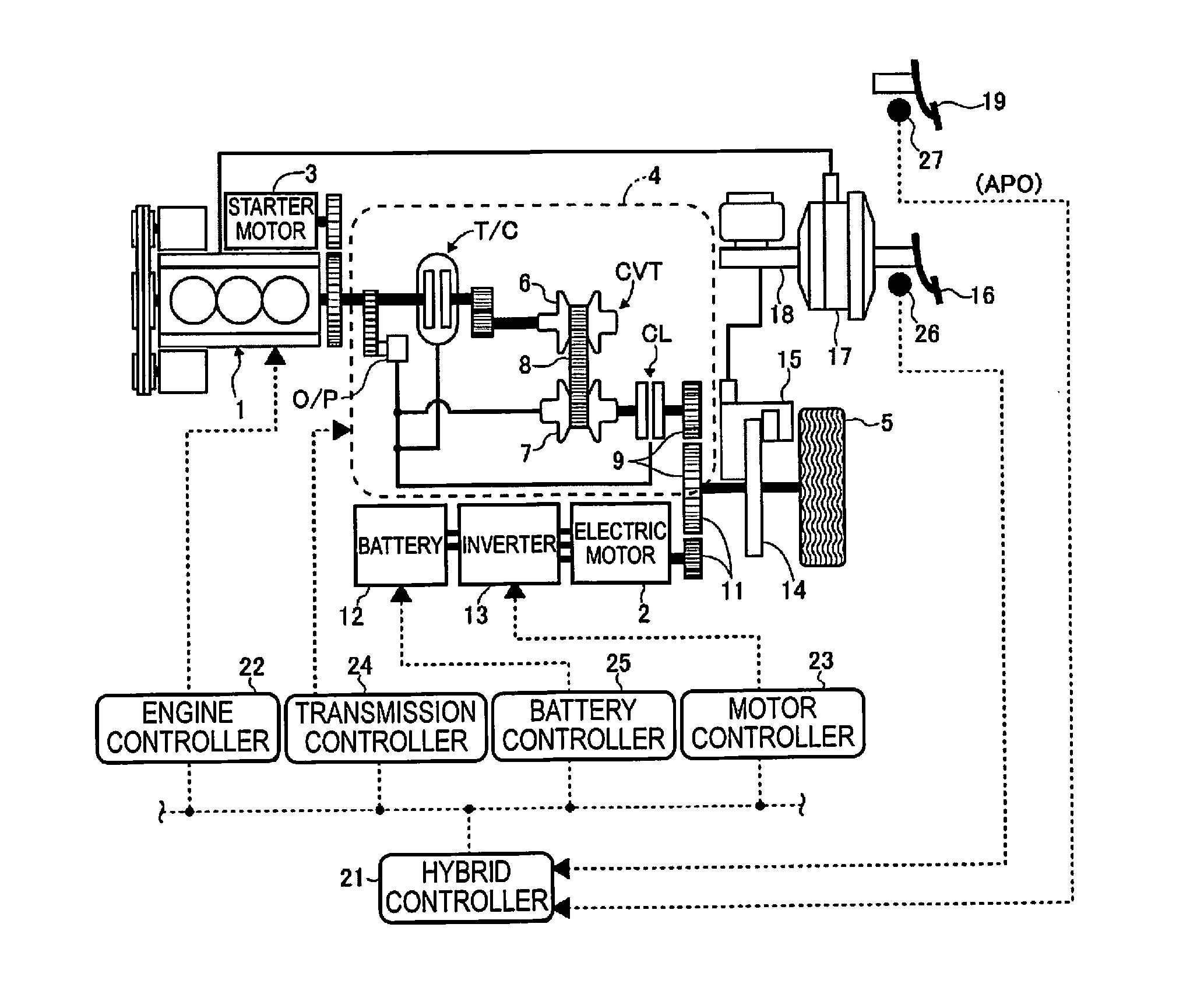 Power plant for a vehicle