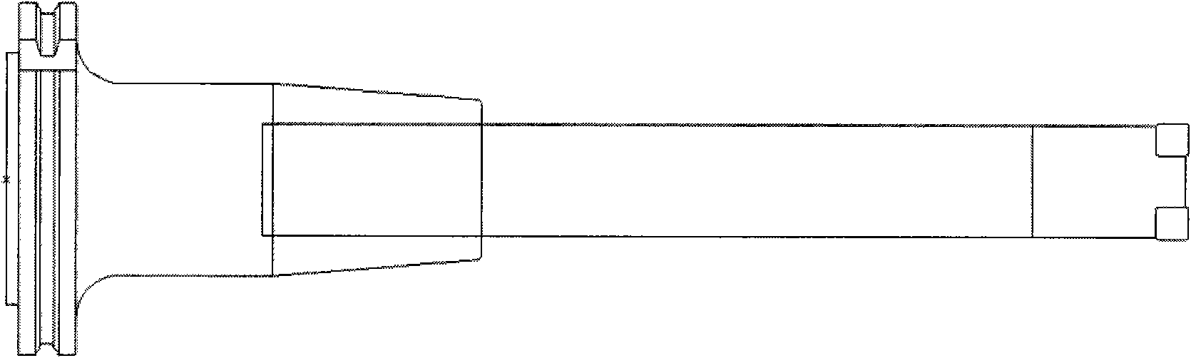 Milling method for ternary impeller with large diameter