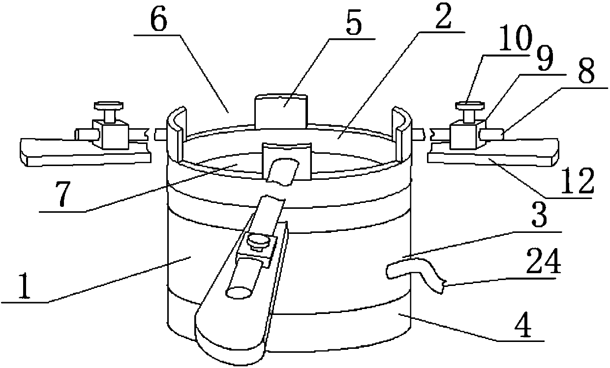 Solid floating object collection device