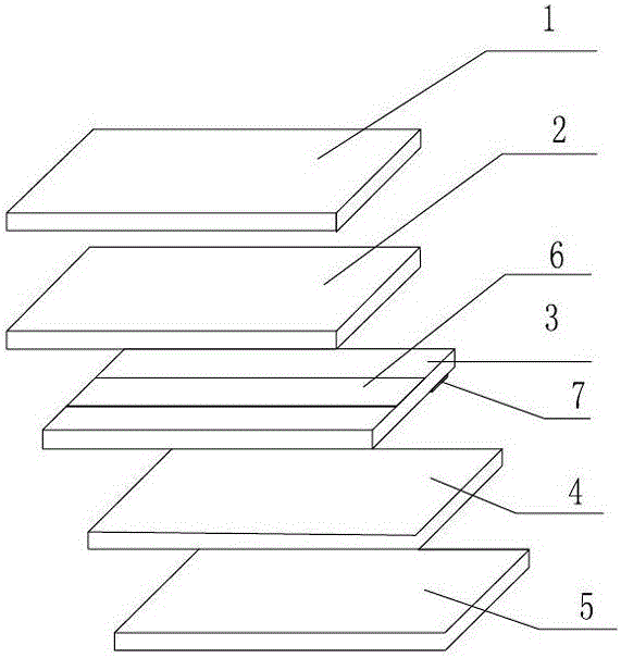 Flexible composite aluminum substrate and preparation method thereof