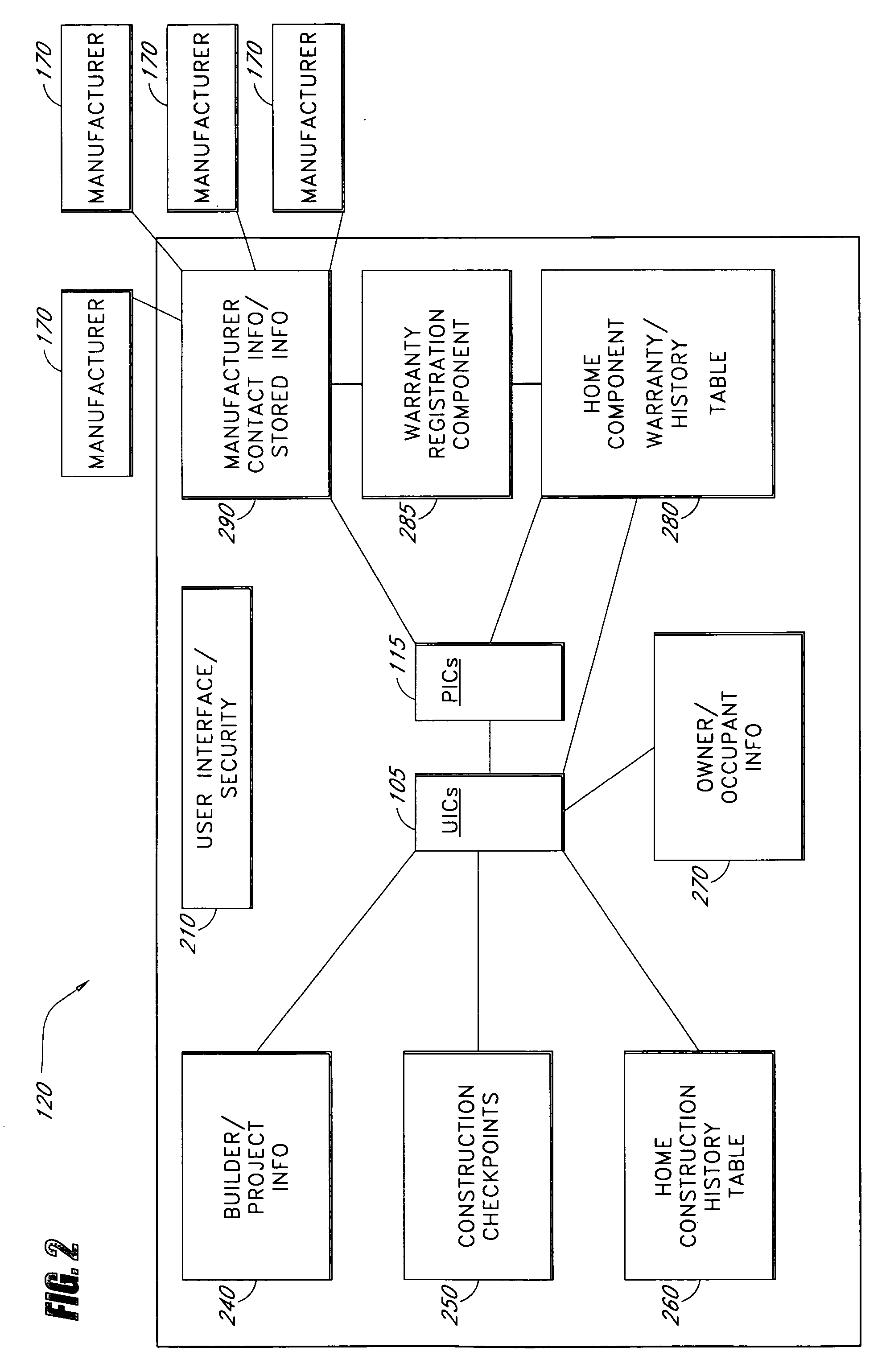 Systems and methods for tracking component-related information associated with buildings