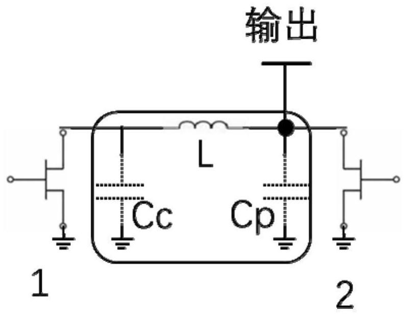Doherty radio frequency power amplifier module based on novel DreaMOS technology and output matching network of Doherty radio frequency power amplifier module