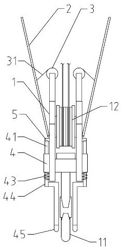 A lifting hook mechanism and crane with automatic shielding protection function