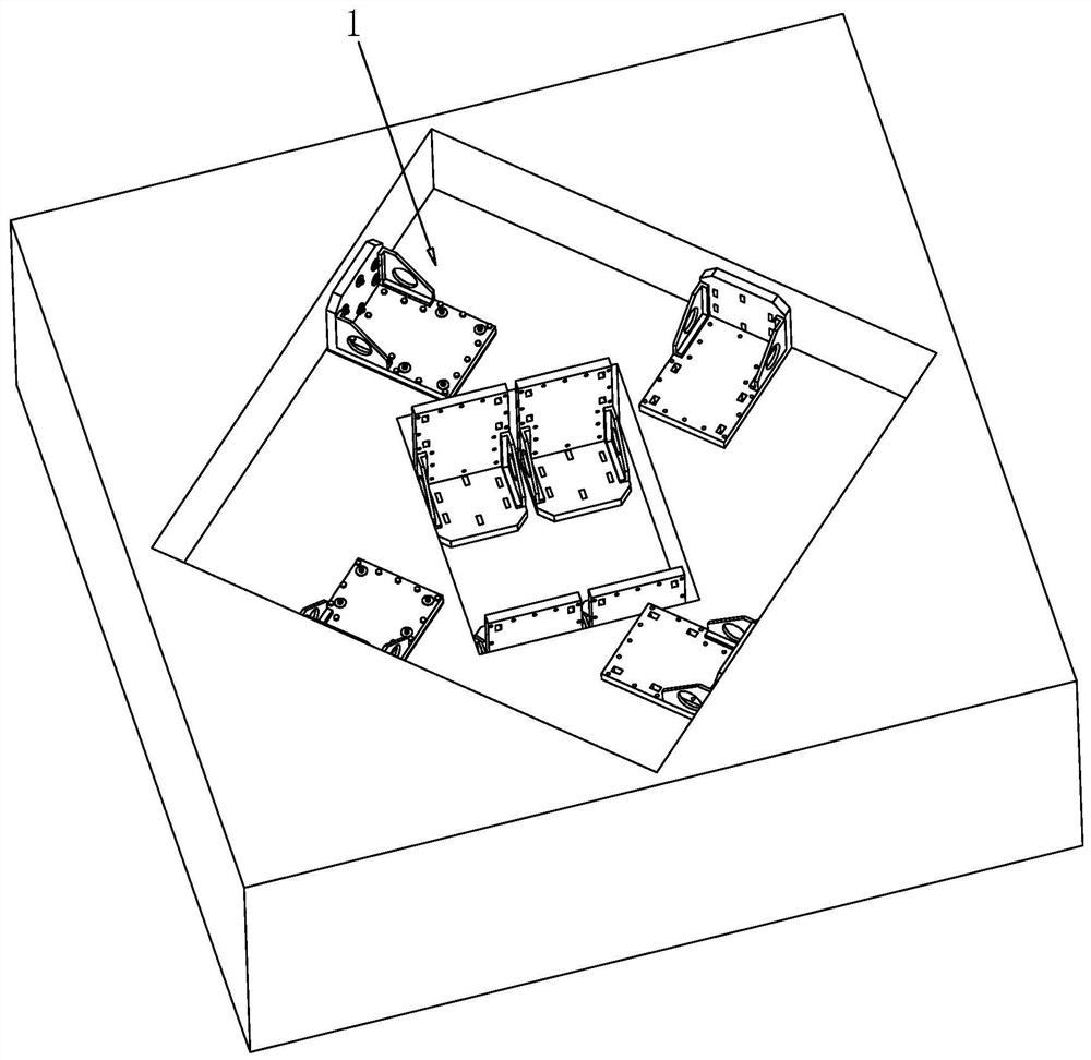 Seismic station embedded part and installation method thereof