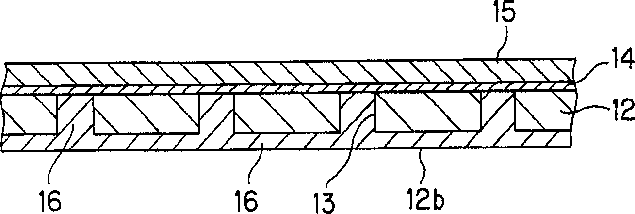 Thin film supporting substrate used in filter for hydrogen production and method for manufacturing filter for hydrogen production