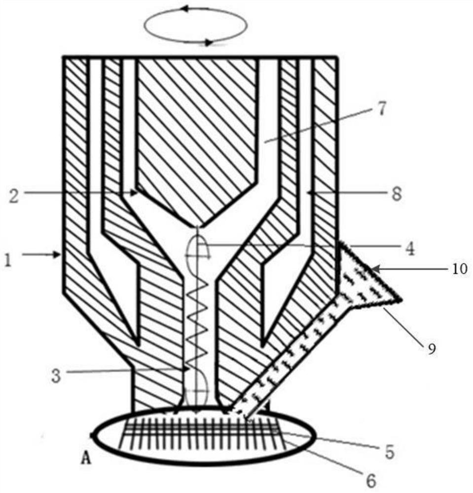 A high-temperature alloy plasma electrochemical grinding device