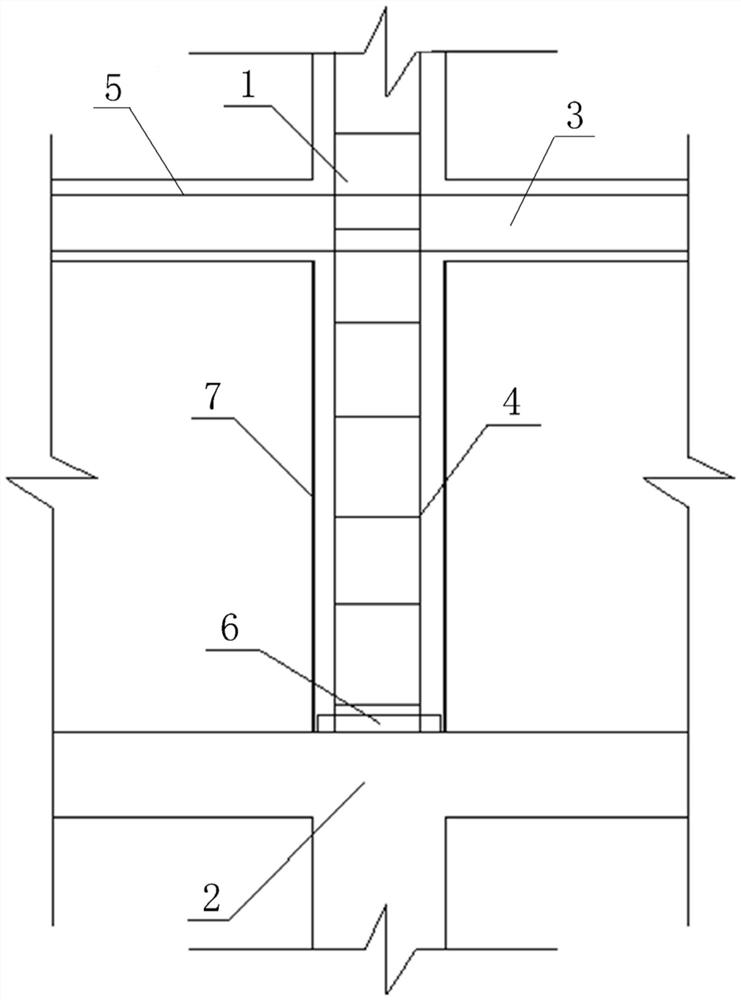 Constructional column construction method