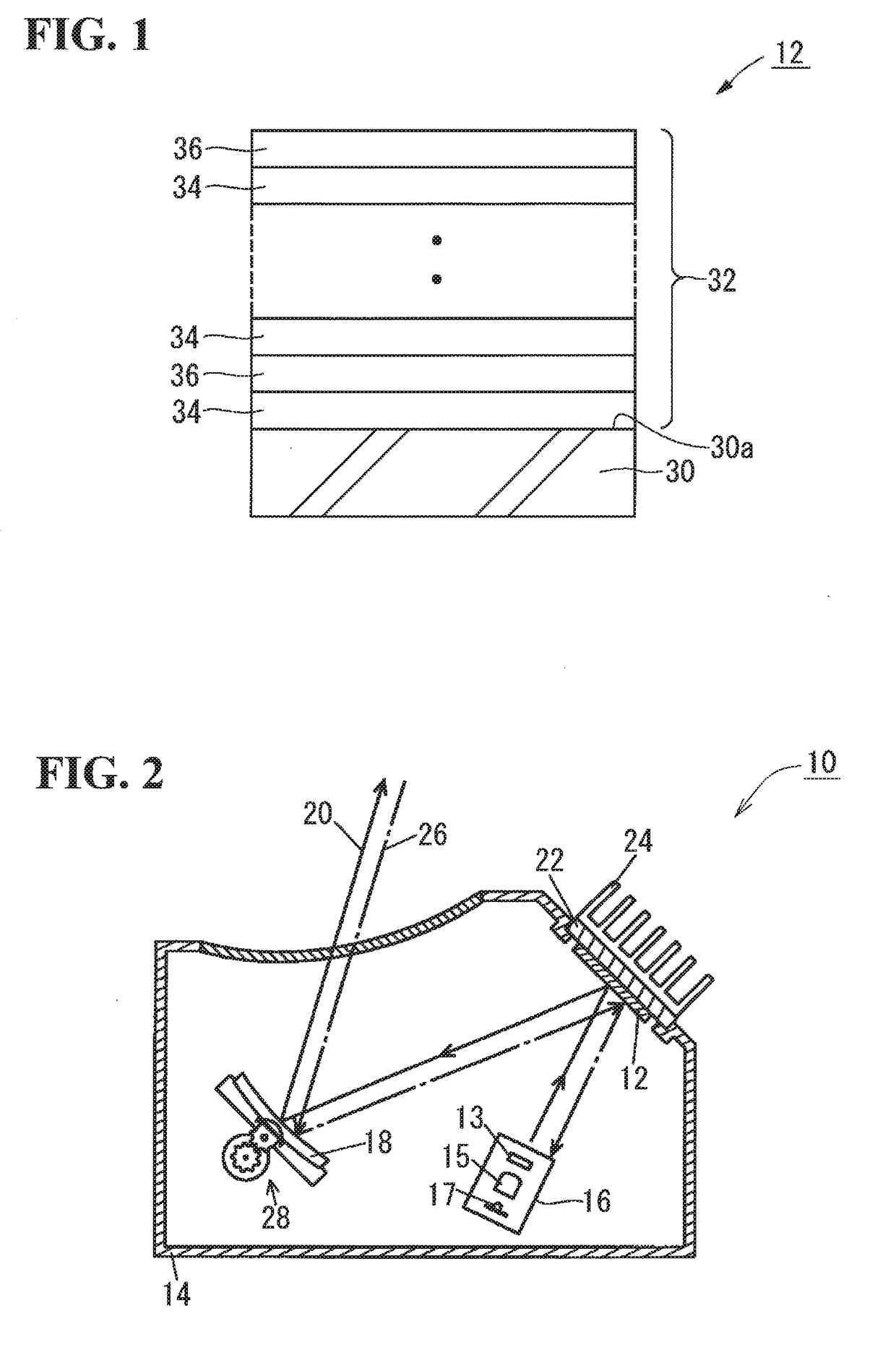 Cold mirror for head-up display apparatus and head-up display apparatus