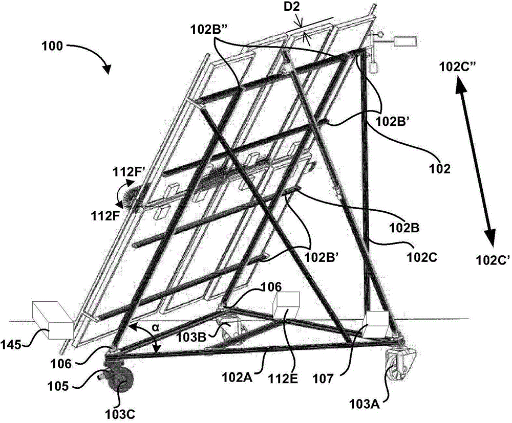 Portable solar panel system and method