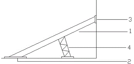 Steel-structure supporting beam