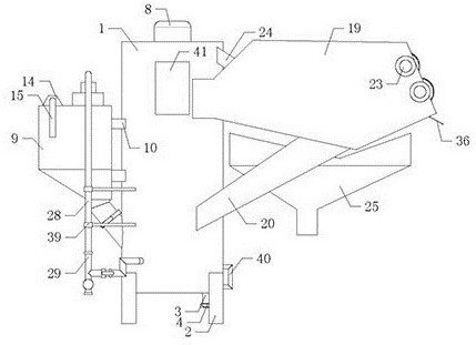 A plant manure treatment device