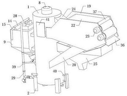 A plant manure treatment device