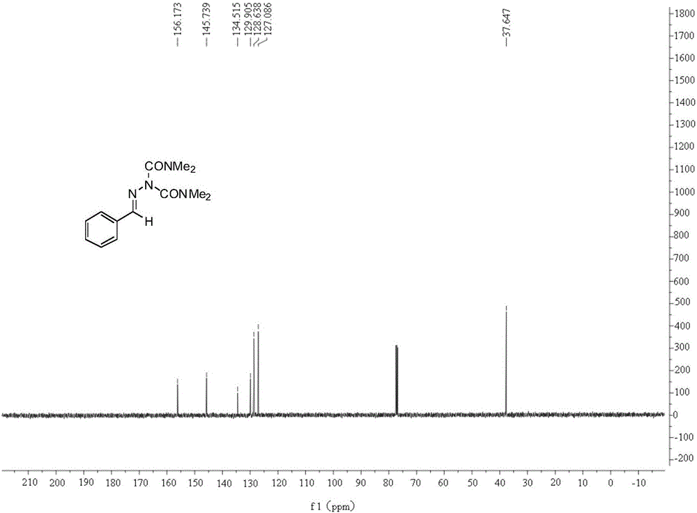 N,N-diamide substituted hydrazone derivative and synthesis method