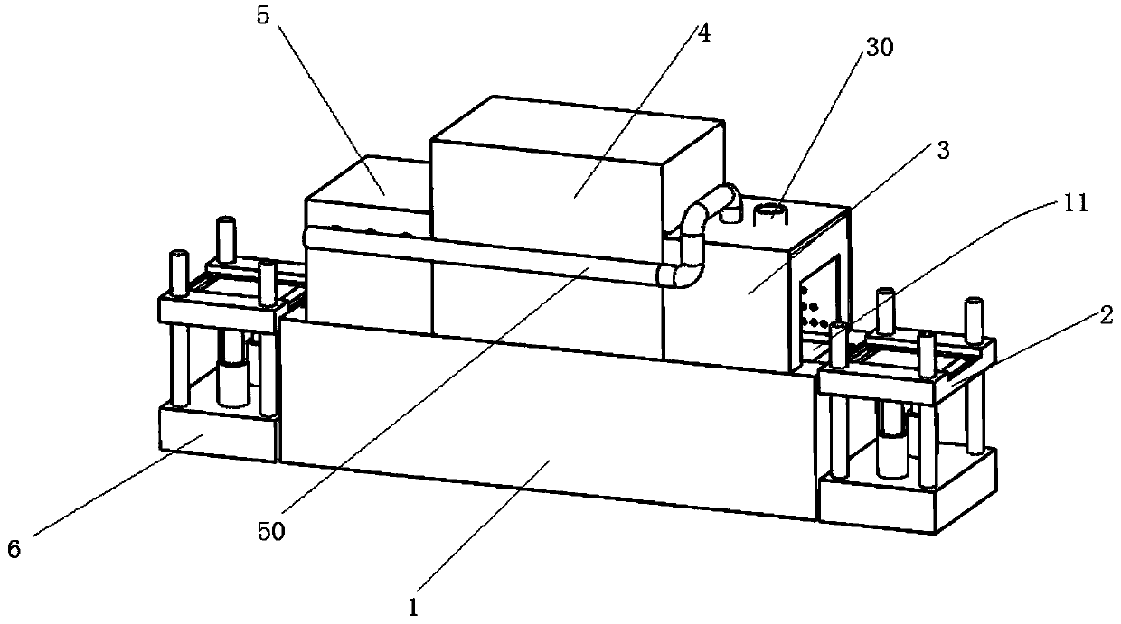 Hot-air-circulation sintering kiln device and sintering method thereof