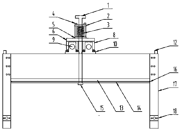 Sand distribution device for preparing sand samples of different degrees of density in indoor model experiment
