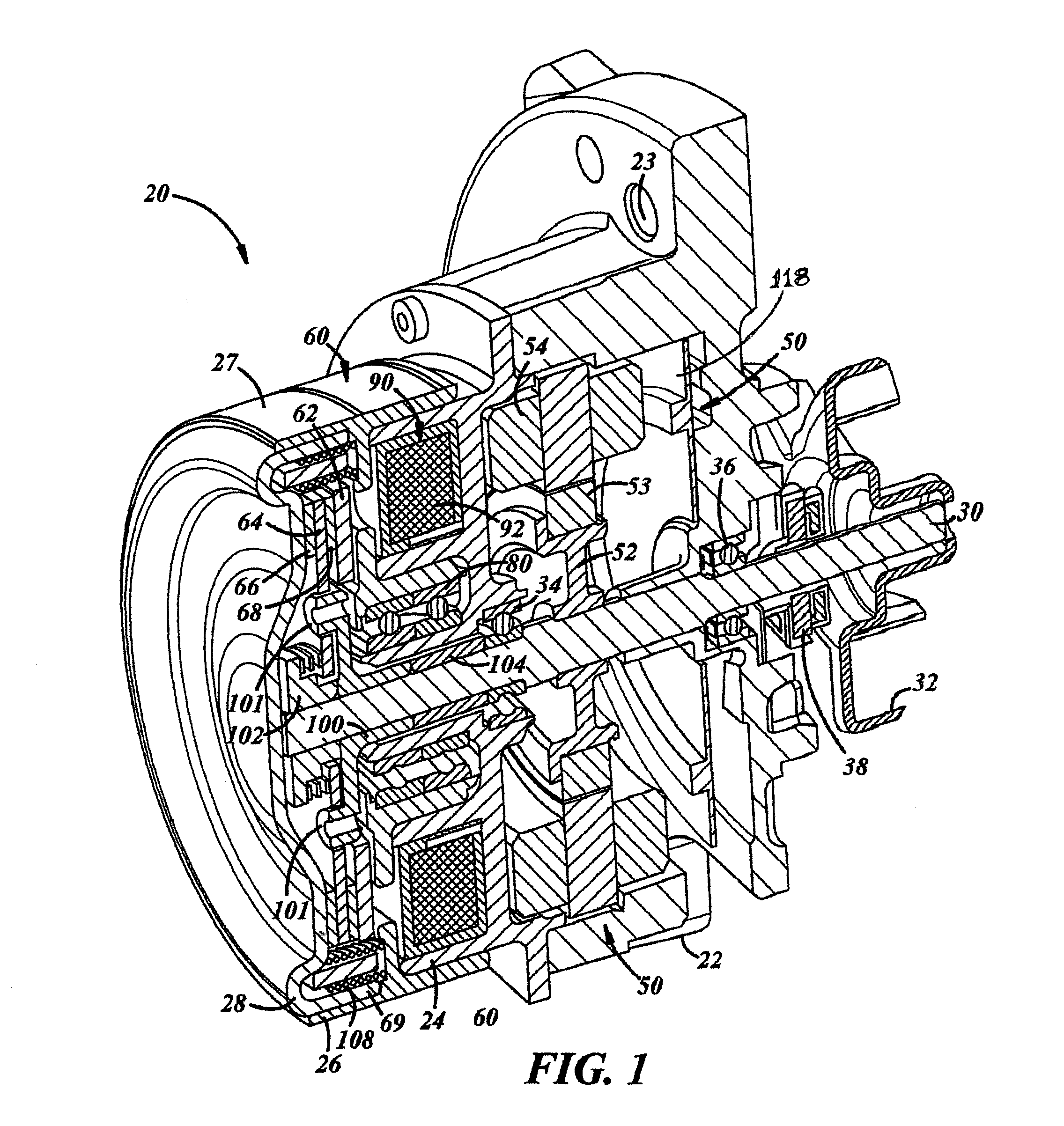 Accessory drive with friction clutch and electric motor