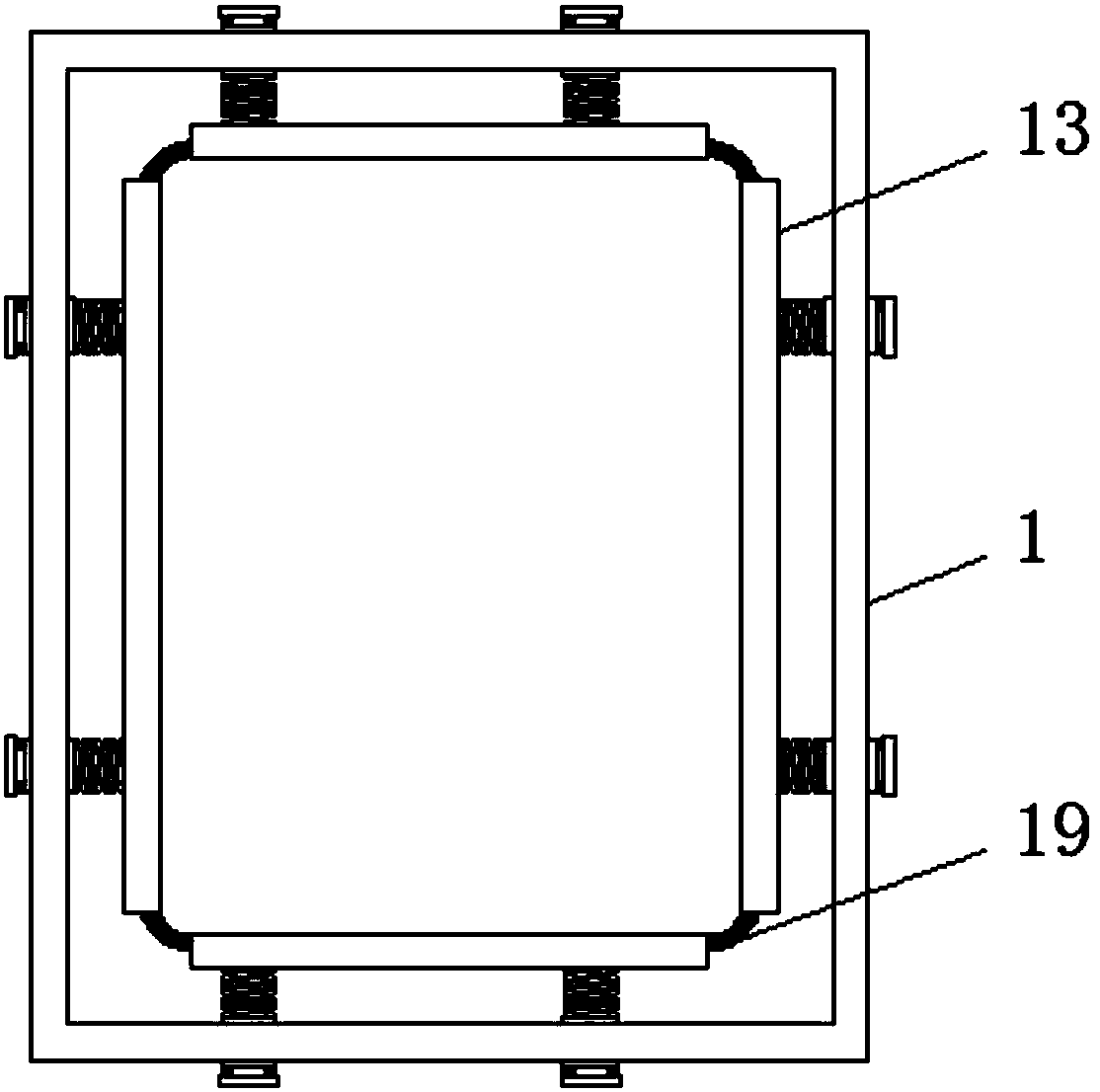 Sewage treatment apparatus capable of preventing box breakage