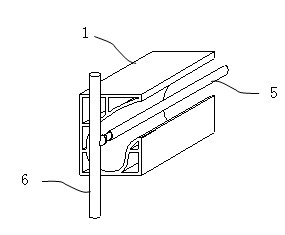 Brick type flowerpot and vertical planting wall surface formed by same