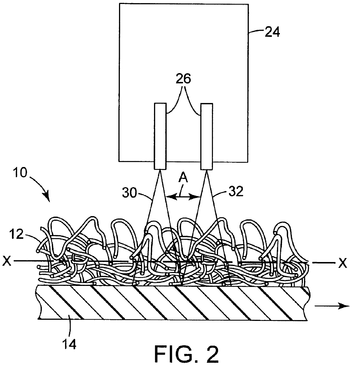 Method of continuous tone imaging to provide an imaged high loft mat product