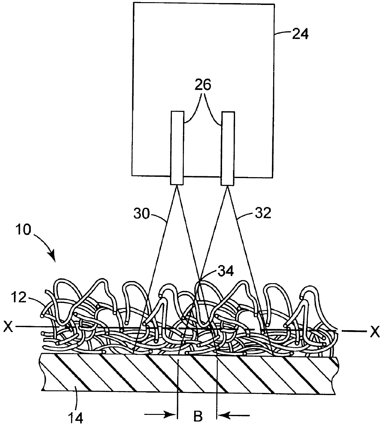 Method of continuous tone imaging to provide an imaged high loft mat product