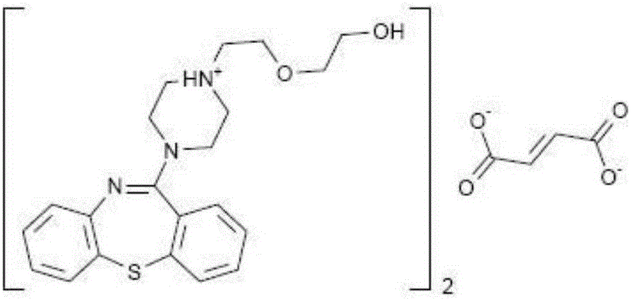 Quetiapine hemifumarate synthesis technology