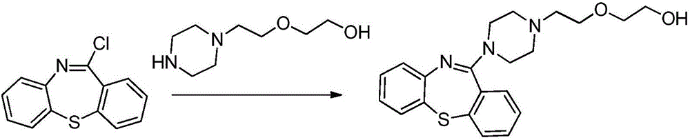 Quetiapine hemifumarate synthesis technology