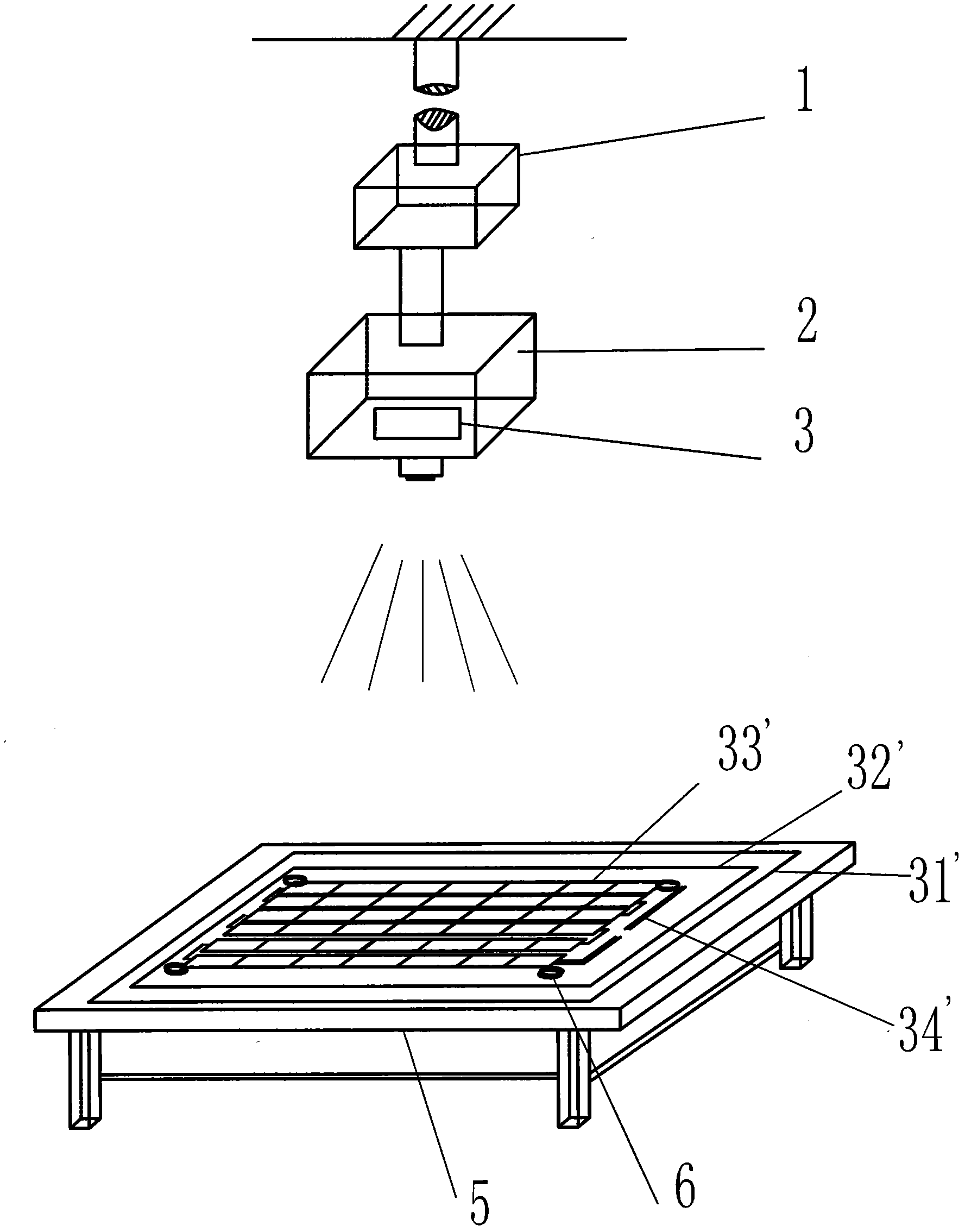 Laminating method for solar battery component panel manufacturing process