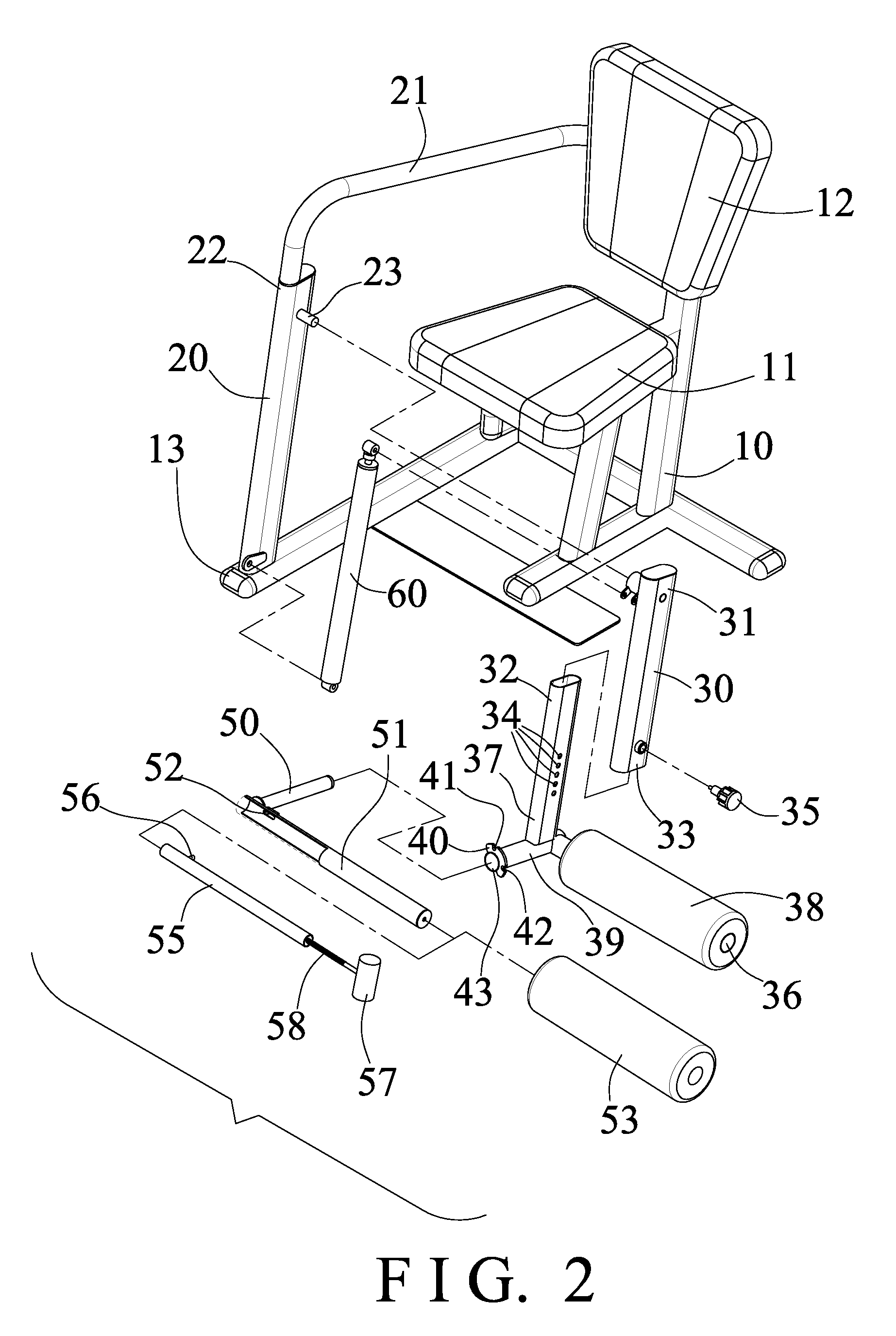 Rehabilitation or exercising chair device