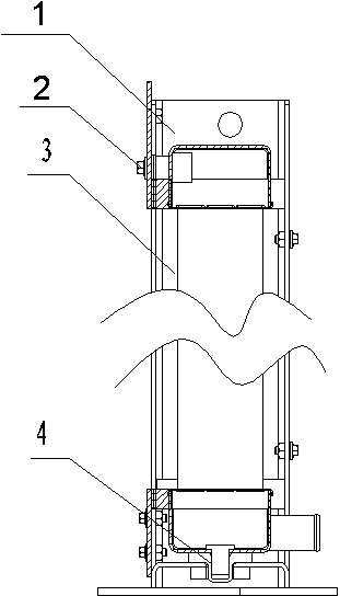 Novel damping mechanism of engineering water tank