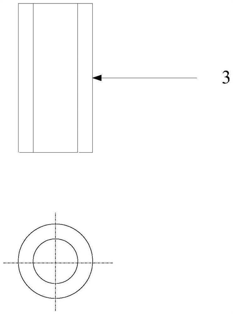 A device and method for measuring model flow-induced noise in a water tunnel working section