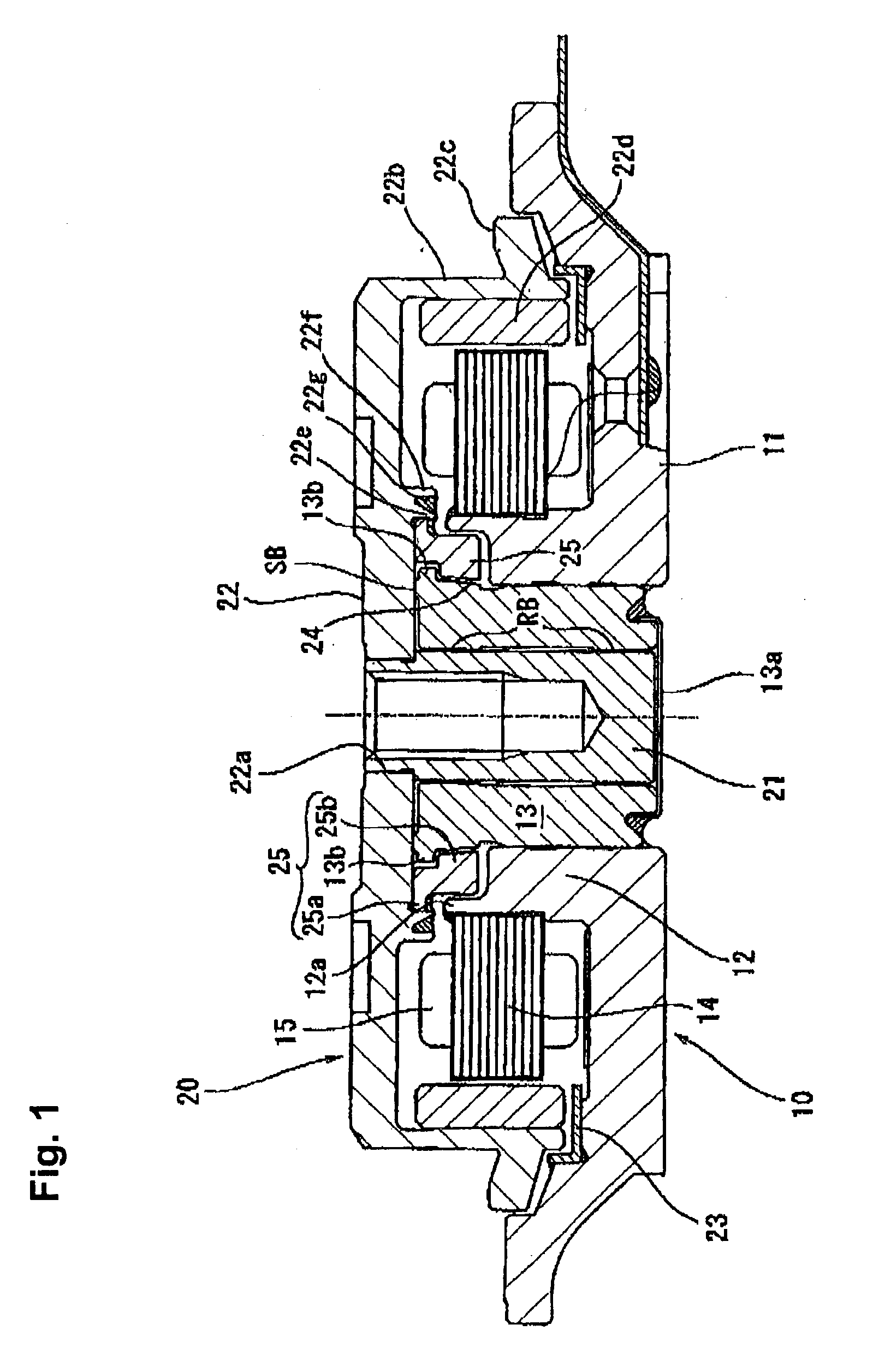 Motor with dynamic pressure bearing
