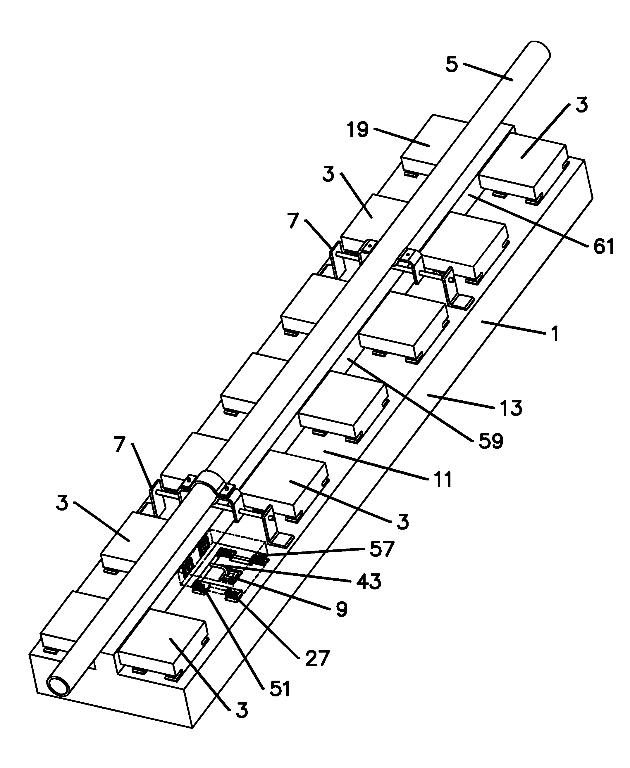 Capacitive blind-mate module interconnection