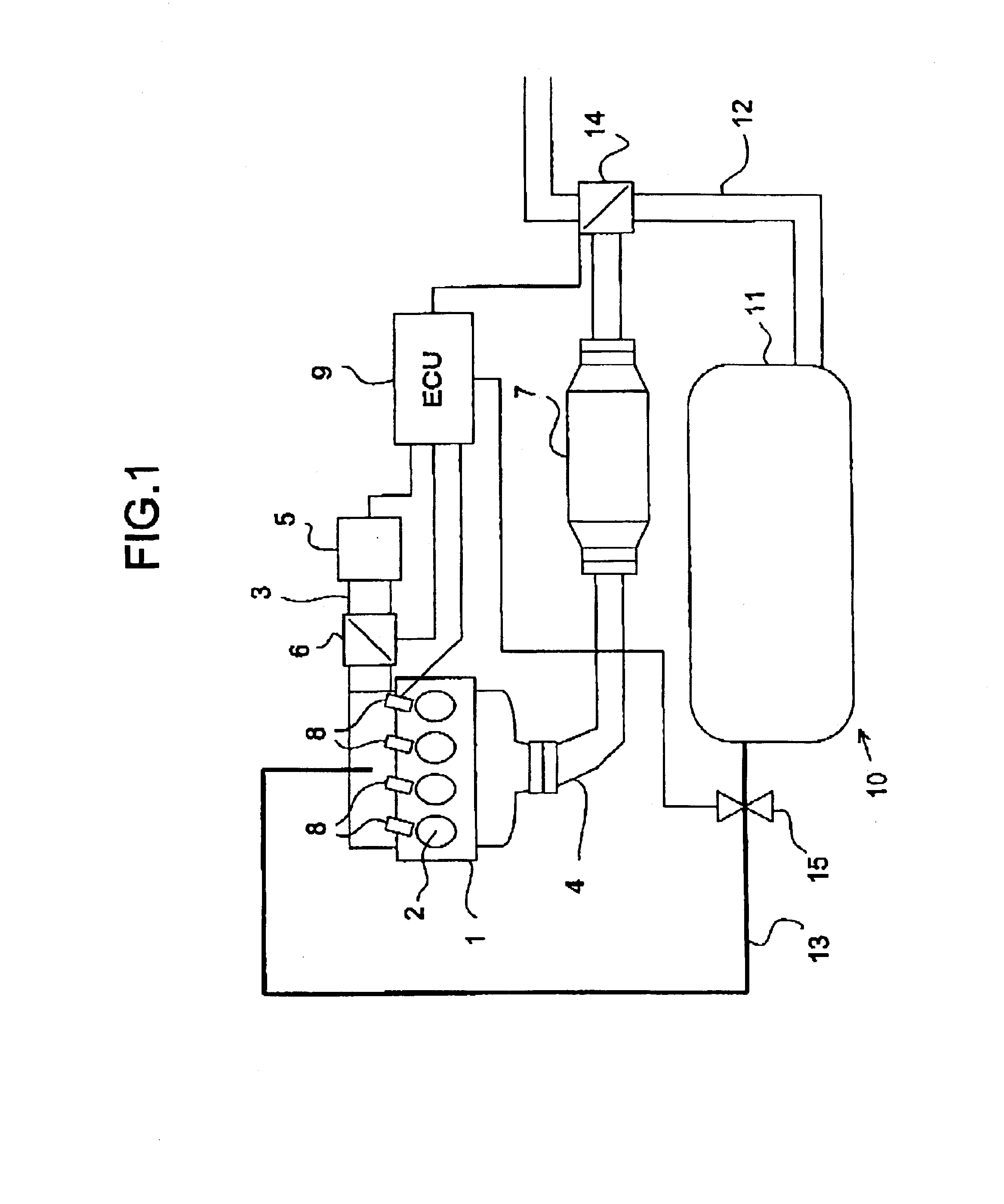 Exhaust gas purifying method, exhaust gas purifying apparatus, and exhaust gas collecting apparatus of internal combustion engine