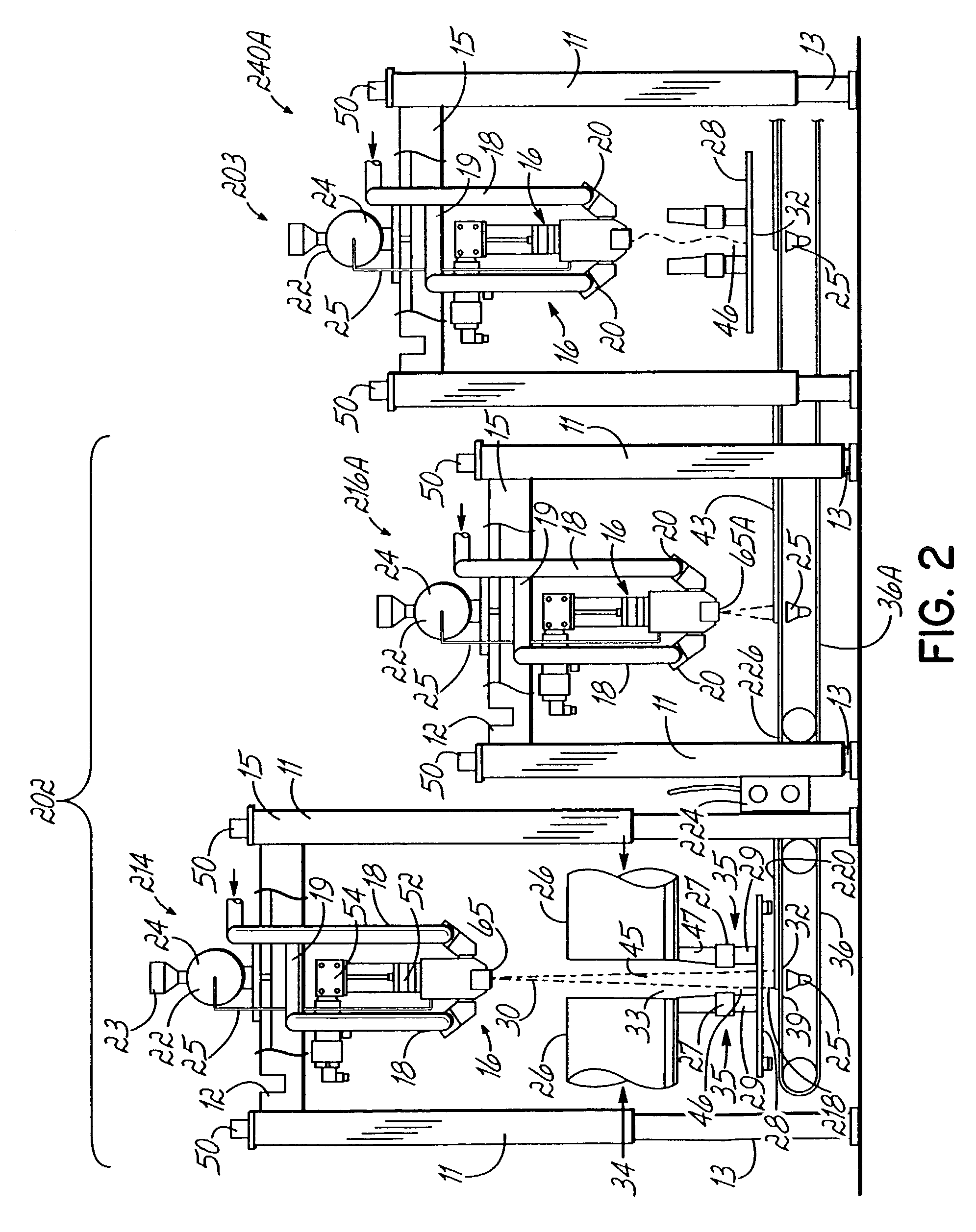 Absorbent composite product and process and apparatus for manufacture thereof