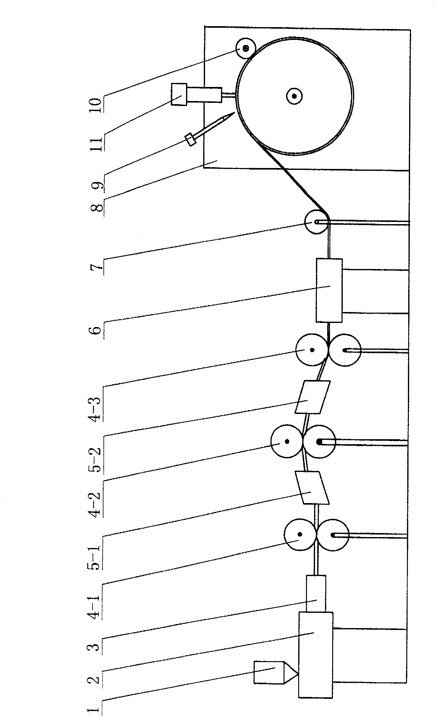 Enhancement ultra-high molecular weight polyethylene wound pipe and manufacture method therefor