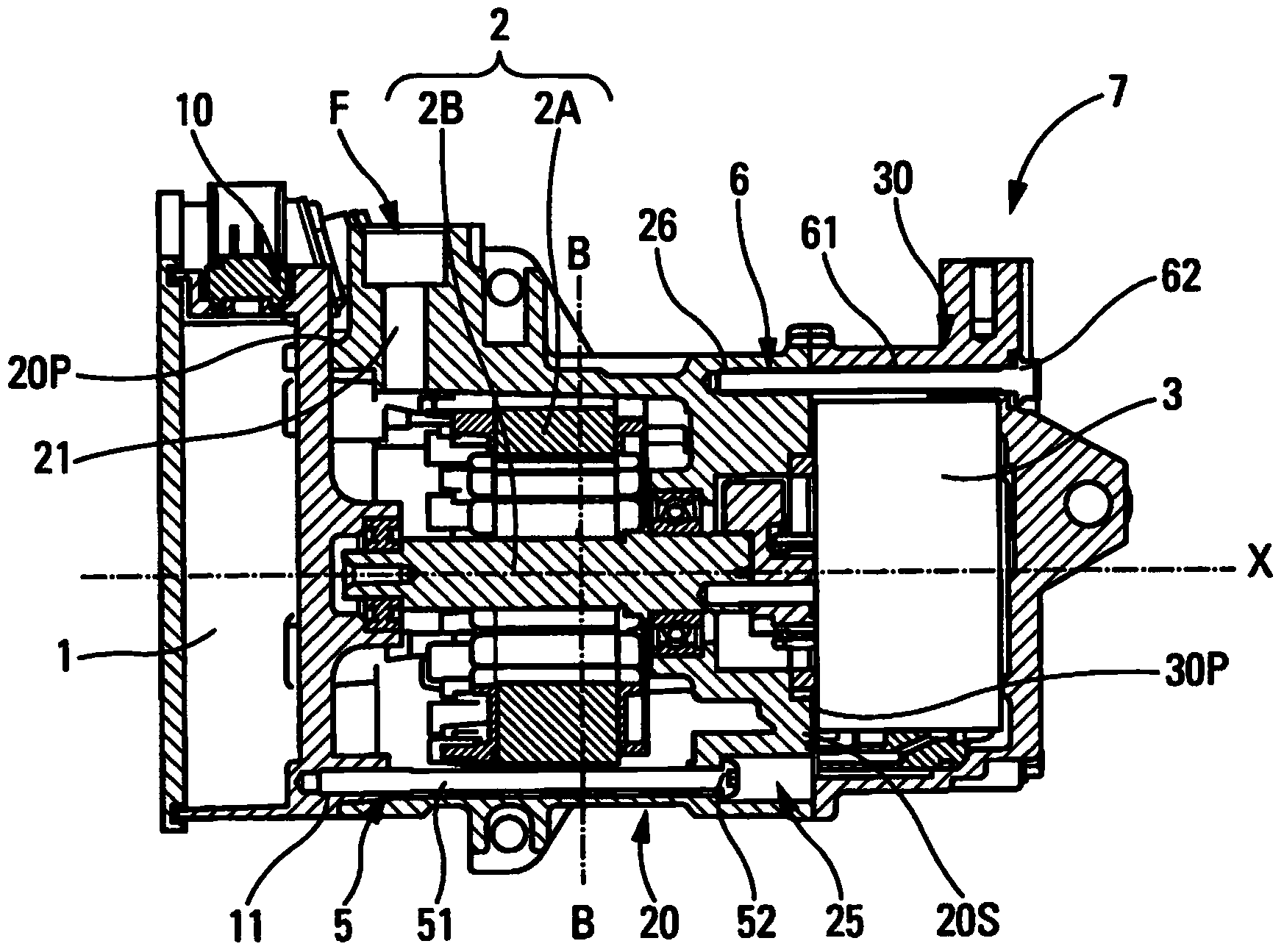 Modular electric compressor including an assembly device