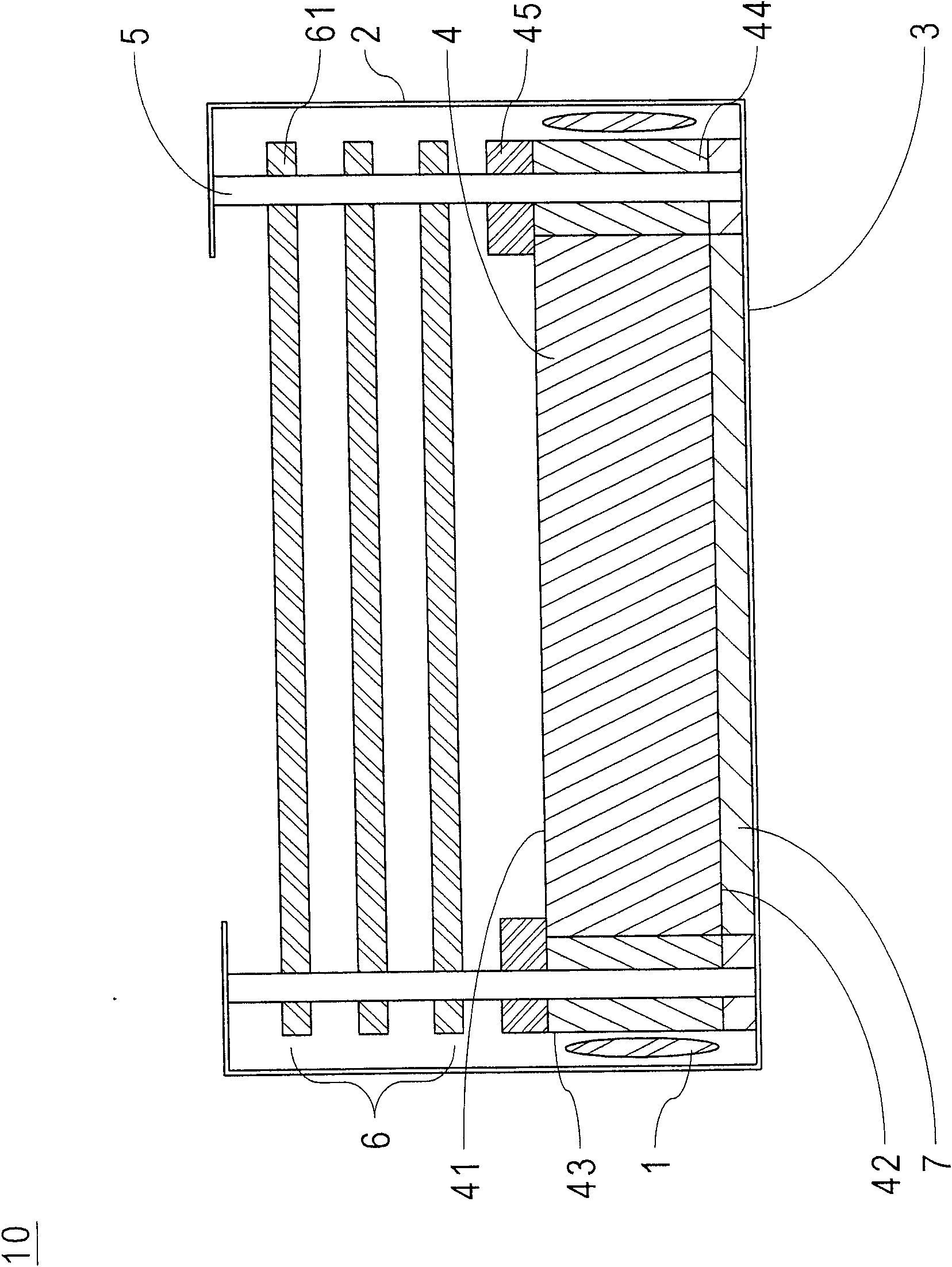 Backlight device of display