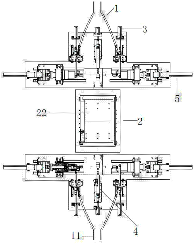 Screw rod and nut assembling device
