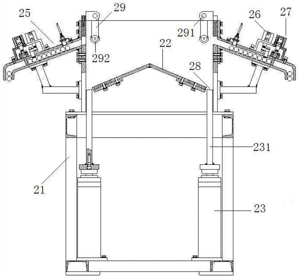 Screw rod and nut assembling device