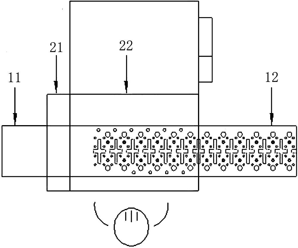 Press line automatic tapping process and processing system thereof