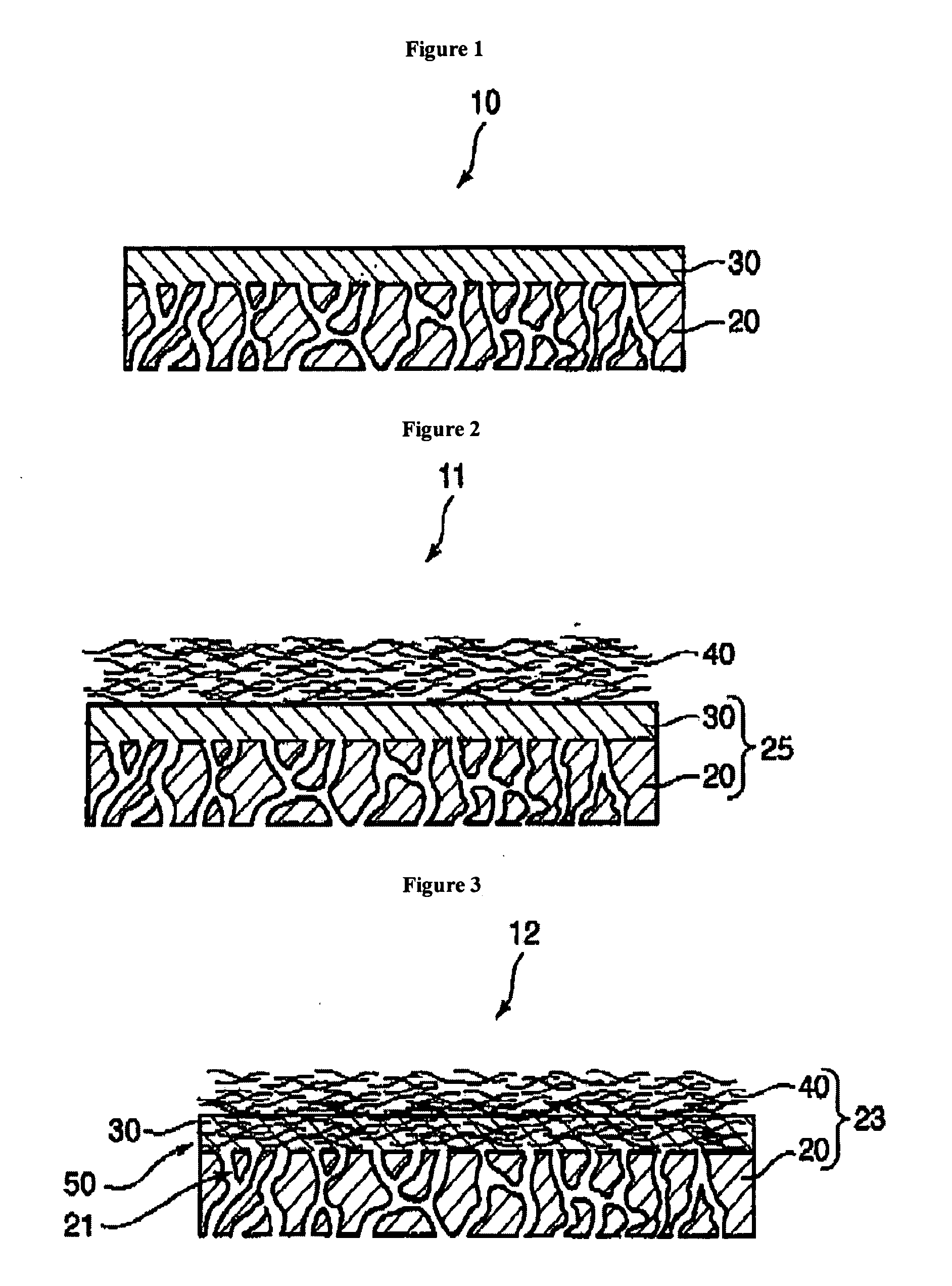 Membrane, method of making same and heat exchanger furnished with said membrane