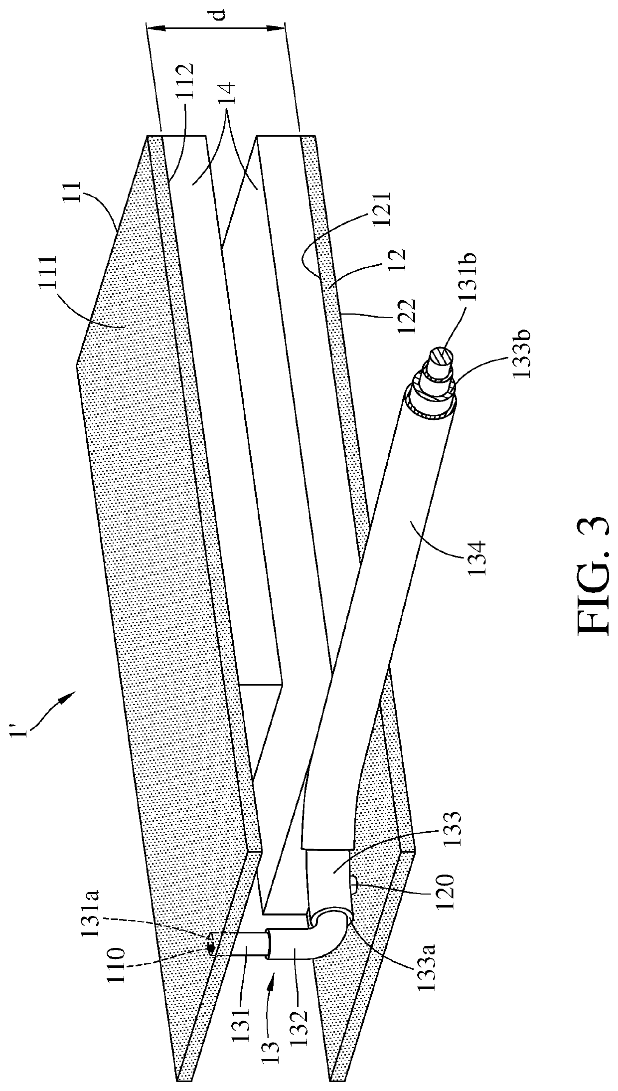 Metal-inteference-resisting dipole antenna