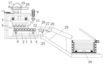 Safe drying device of wooden artificial board production line