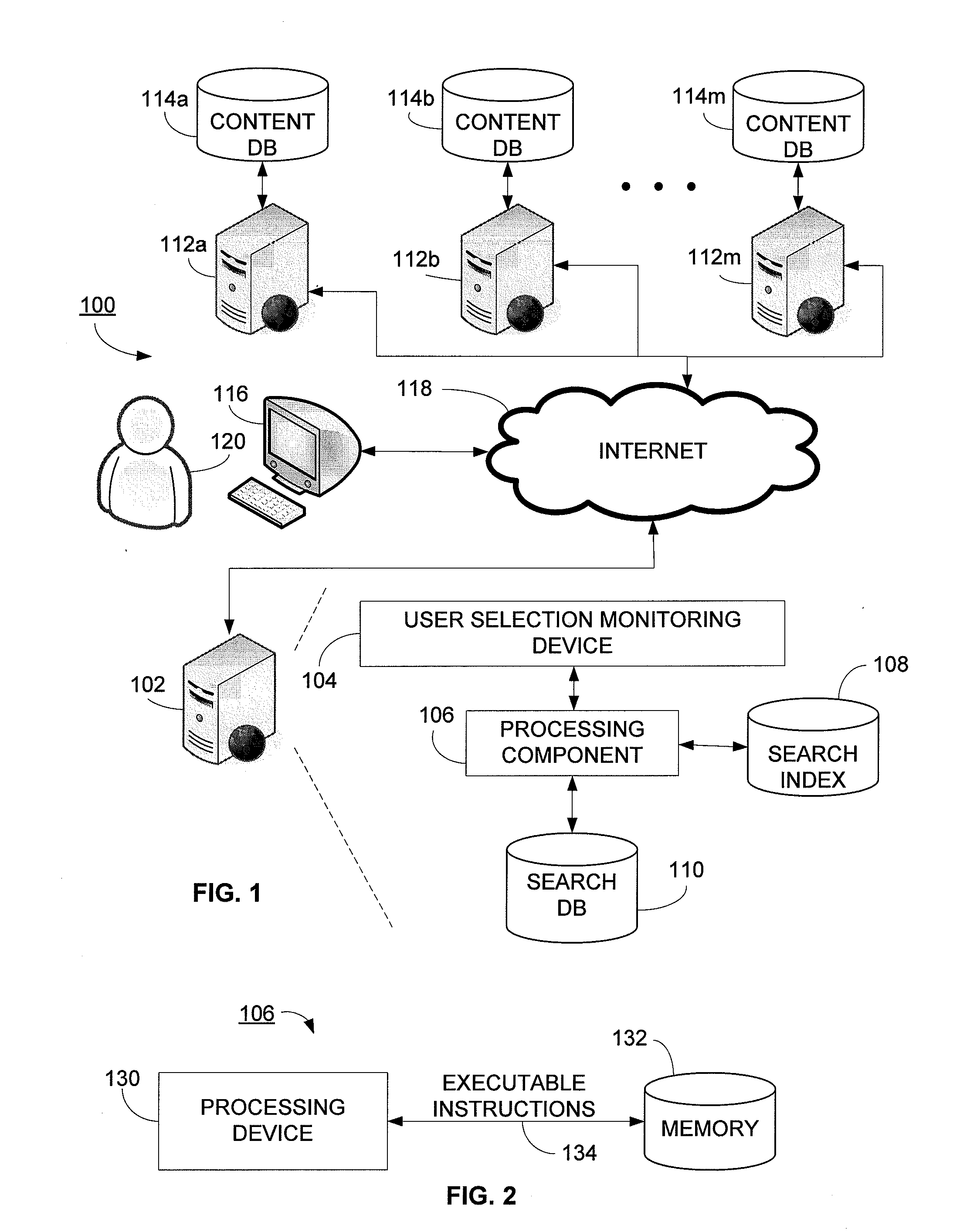System and method for modeling user selection feedback in a search result page